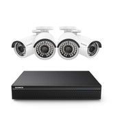 8 Channel 4K PoE Security Camera System, 8MP Outdoor IP Cameras, Smart Person/Vehicle Alerts, ONVIF Supported NVR, H.264+, 2-Way Audio